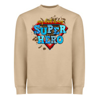 Mushroom my dad is my super hero Heavyweight Sweatshirt - AdoDesignShop