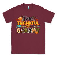 Burgundy one thankful grammy Classic Tee - CowGirlArtShop