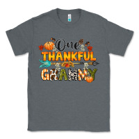 Charcoal Heather one thankful grammy Classic Tee - CowGirlArtShop