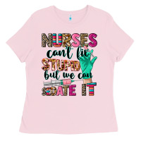 Bubblegum Pink cowgirl nurses can't fix stupid Ladies Tee - CowGirlArtShop