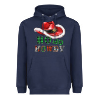 Ho Ho Howdy Christmas Hat Heavyweight Hoodie | Teevron