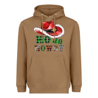 Toasted Coconut ho ho howdy christmas hat Heavyweight Hoodie - AdoDesignShop