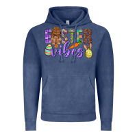 Vintage Denim Easter Vibes Vintage Hoodie - BundleAndBundleShop