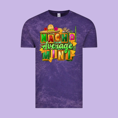 Nacho Average Mini Vintage Tee Designed By Fadigitalartstudio