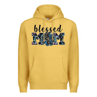 Antique Gold blessed mom Premium Hoodie - SublimationCraftShop