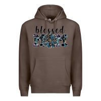 Coffee blessed mom Premium Hoodie - SublimationCraftShop