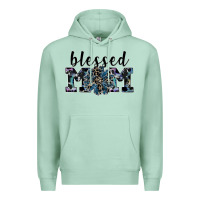 Seafoam blessed mom Premium Hoodie - SublimationCraftShop