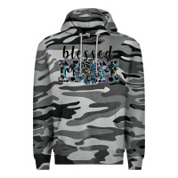 Slate Camo blessed mom Premium Hoodie - SublimationCraftShop