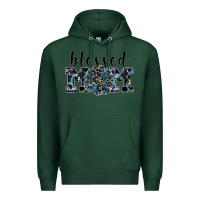 Sports Green blessed mom Premium Hoodie - SublimationCraftShop