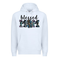White blessed mom Premium Hoodie - SublimationCraftShop