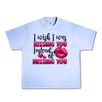 Grape Ice I wish i was kissing you instead of missing you Urban Heavy Tee - FaDigitalArtStudio