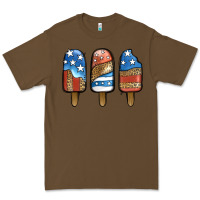 Cacao Patriotic Leopard Popsicles Premium Tee - Jasminsmagicworld
