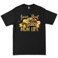 Black livin that sports mom life Premium Tee - CowGirlArtShop