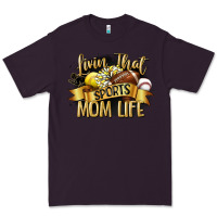 Plum livin that sports mom life Premium Tee - CowGirlArtShop