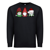 Black christmas gnomes Premium Sweatshirt - AdoDesignShop