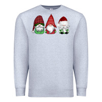 Heather Grey christmas gnomes Premium Sweatshirt - AdoDesignShop