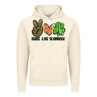 Vintage Artic peace love shamrock Vintage Hoodie - FaDigitalArtStudio