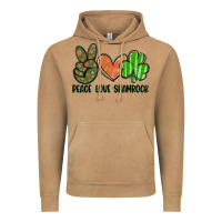 Vintage Camel peace love shamrock Vintage Hoodie - FaDigitalArtStudio