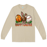 Mushroom Happy Easter Sports Long Sleeve Tee - BundleAndBundleShop