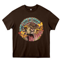 Chocolate Brown You look so good in love western Cowgirl Heavy Core Tee - HowdyJamesFarm