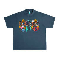 Midnight Navy dialysis tech Urban Heavy Tee - OliviaCreatesArt
