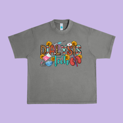 Dialysis Tech Urban Heavy Tee Designed By Oliviacreatesart