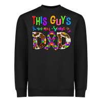 Black this guys an ausome dad Heavyweight Sweatshirt - AdoDesignShop