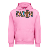 Fuchsia Pink faith cross Urban Hoodie - JahusDesignShop