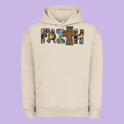 Faith Cross Urban Hoodie Designed By Jahusdesignshop