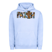 Pigment Grape Ice faith cross Urban Hoodie - JahusDesignShop