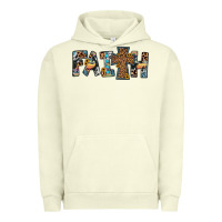 Pigment Pistachio faith cross Urban Hoodie - JahusDesignShop