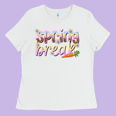 Spring Break Easter Day Ladies Tee Designed By Howdyjamesfarm