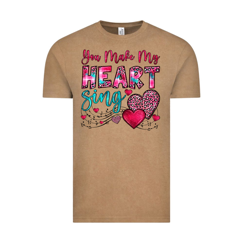 You Make My Heart Sing Vintage Tee by OliviaCreatesArt | Teevron