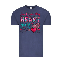 Vintage Denim you make my heart sing Vintage Tee - OliviaCreatesArt
