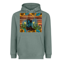 Sage boot cactus sunflower gemstone Heavyweight Hoodie - AdoDesignShop