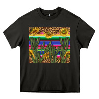 Asphalt western desert with leopard and sunflowers tumbler tbs Heavy Core Tee - TumblerDesignByShophia