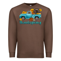 Chestnut thanksgiving truck turkey Premium Sweatshirt - AdoDesignShop