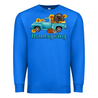 True Royal thanksgiving truck turkey Premium Sweatshirt - AdoDesignShop