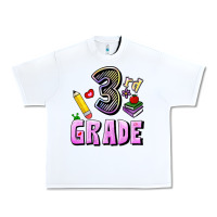 White Third Grade Urban Heavy Tee - RanaPortraitStore