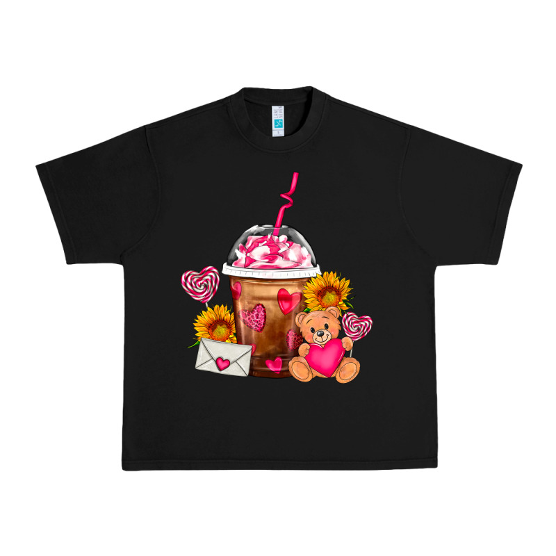 Valentines Day Frappe Coffee Urban Heavy Tee by FaDigitalArtStudio | Teevron