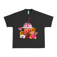 Pigment Black Valentines Day Frappe Coffee Urban Heavy Tee - FaDigitalArtStudio