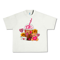 Pistachio Valentines Day Frappe Coffee Urban Heavy Tee - FaDigitalArtStudio