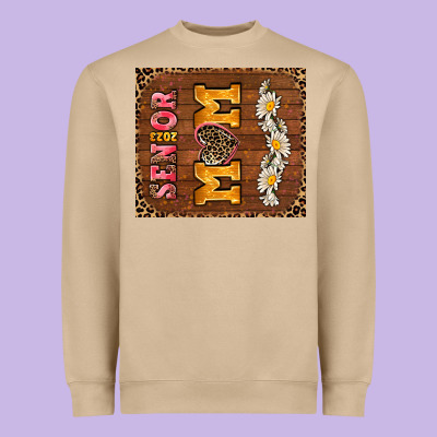Senior Mom Heavyweight Sweatshirt Designed By Adodesignshop