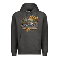Charcoal Heather blessed nurse Premium Hoodie - SublimationCraftShop