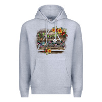 Heather Grey blessed nurse Premium Hoodie - SublimationCraftShop