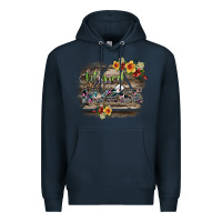 Navy blessed nurse Premium Hoodie - SublimationCraftShop