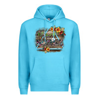Ocean Blue blessed nurse Premium Hoodie - SublimationCraftShop