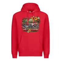 Red blessed nurse Premium Hoodie - SublimationCraftShop