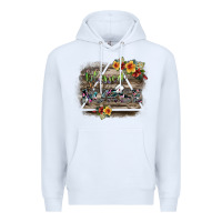 White blessed nurse Premium Hoodie - SublimationCraftShop