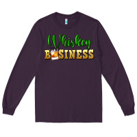 Plum whiskey business Long Sleeve Tee - FaDigitalArtStudio